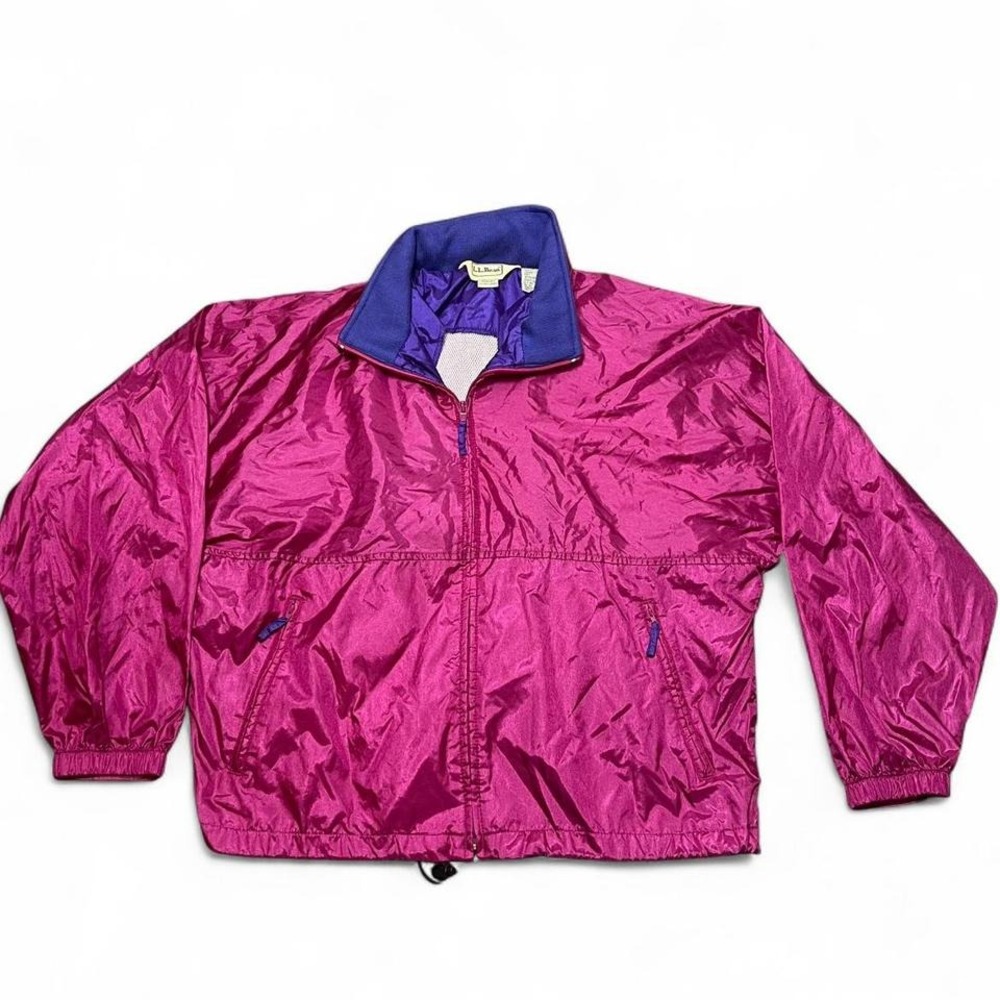 vintage L.L. Bean rainjacket with "hidden" hood